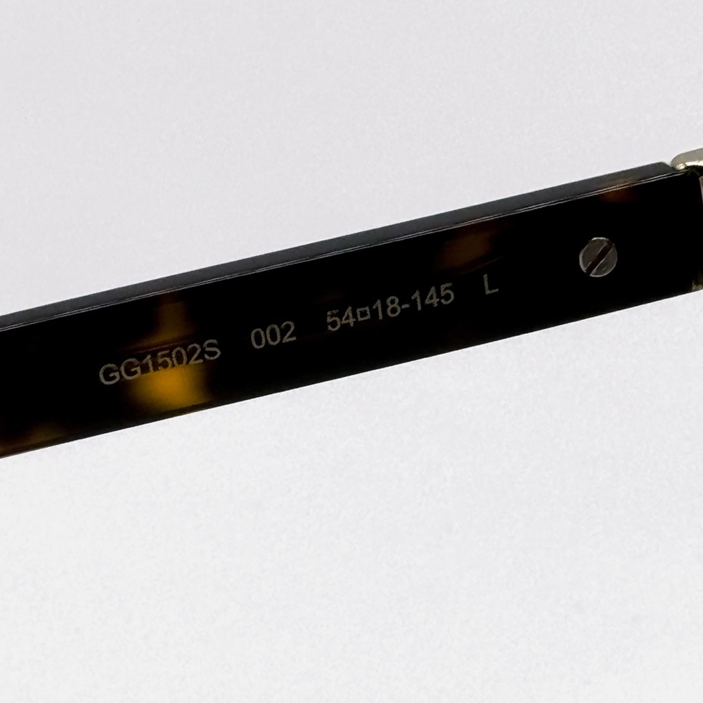 NEW GUCCI GG1502S 002 HAVANA BROWN UNISEX SQUARE SUNGLASSES GUCCI - Picture 8 of 10